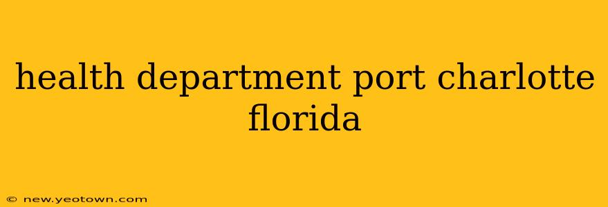 health department port charlotte florida