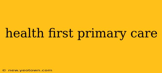 health first primary care