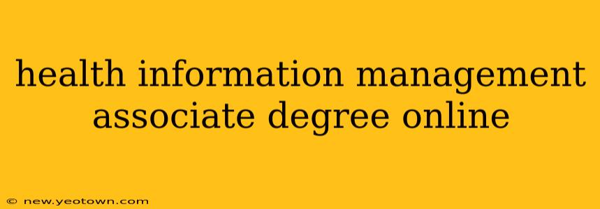 health information management associate degree online