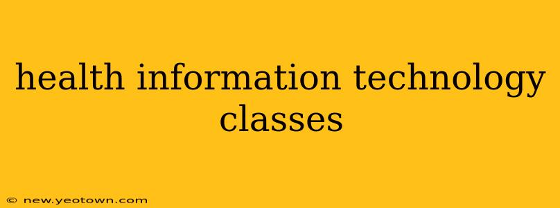 health information technology classes
