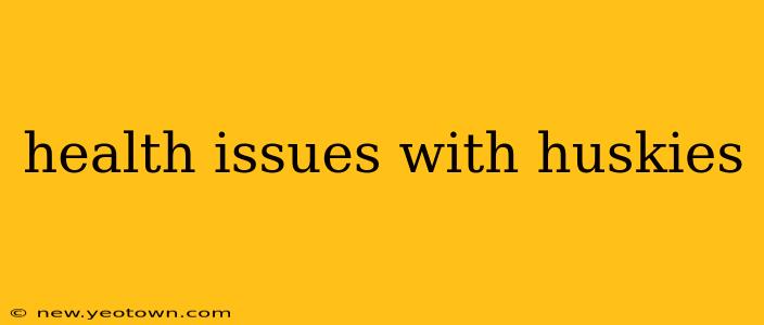 health issues with huskies
