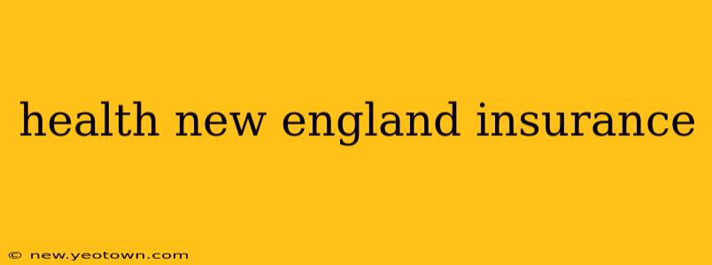 health new england insurance