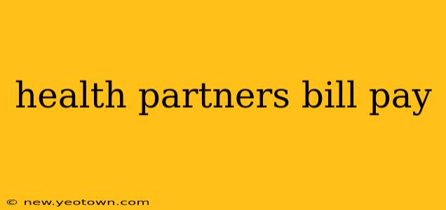 health partners bill pay