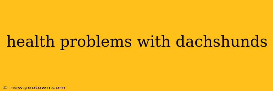 health problems with dachshunds