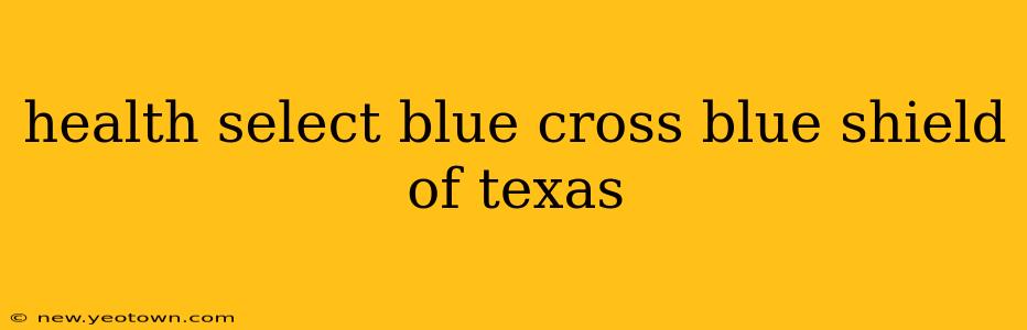 health select blue cross blue shield of texas