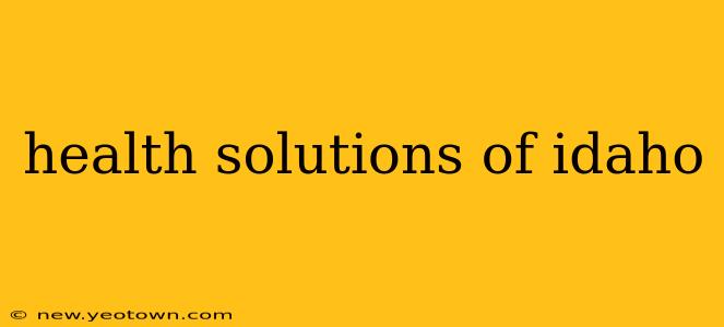 health solutions of idaho