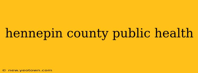hennepin county public health
