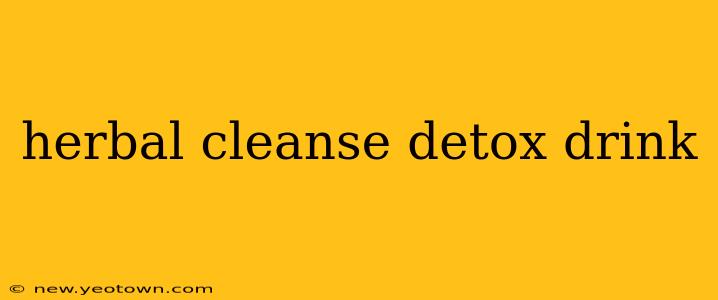 herbal cleanse detox drink