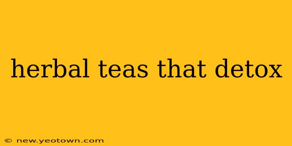herbal teas that detox