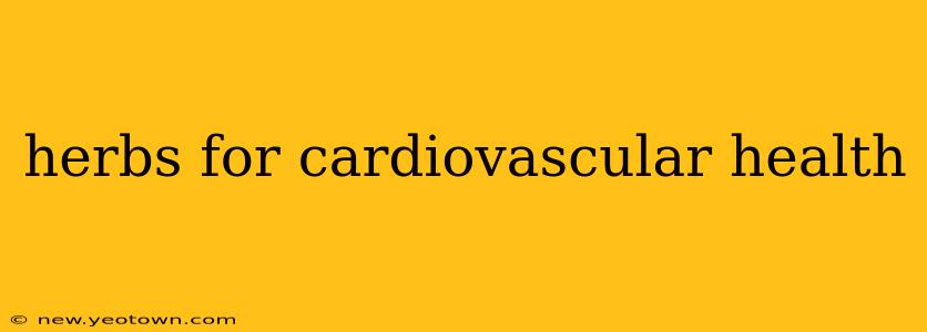 herbs for cardiovascular health