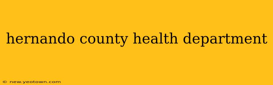 hernando county health department