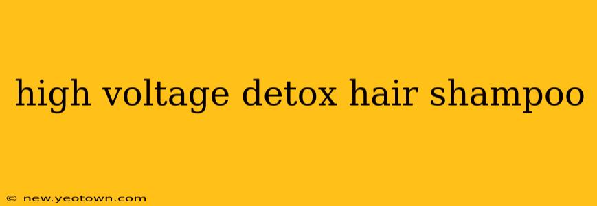 high voltage detox hair shampoo