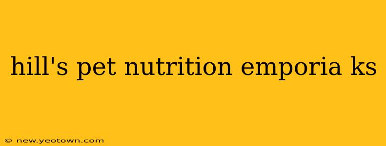 hill's pet nutrition emporia ks