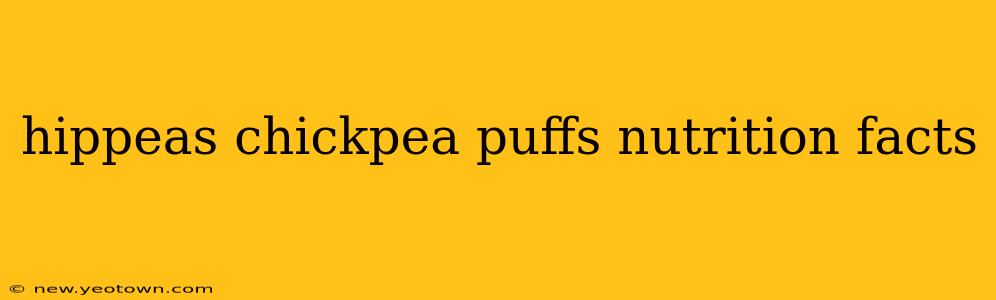 hippeas chickpea puffs nutrition facts