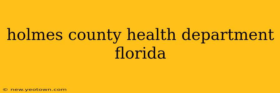 holmes county health department florida