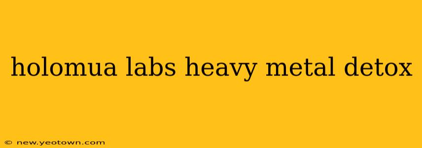 holomua labs heavy metal detox