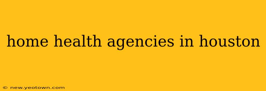 home health agencies in houston
