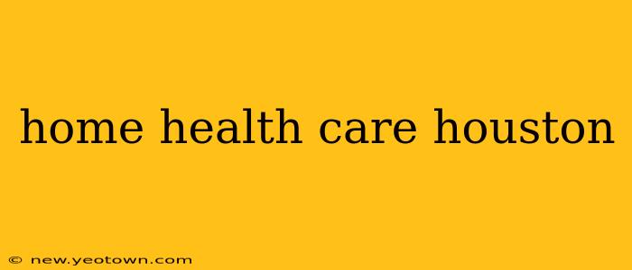 home health care houston