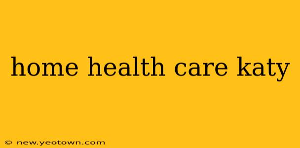 home health care katy