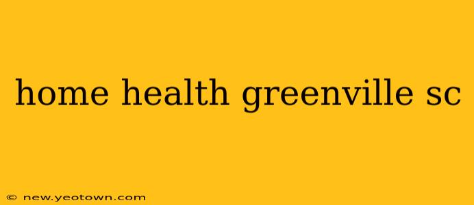 home health greenville sc