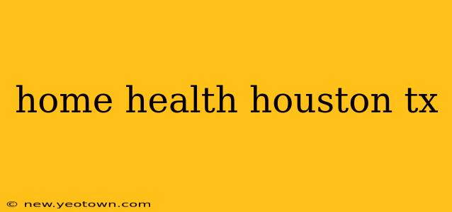 home health houston tx