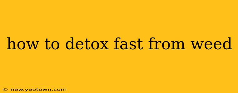 how to detox fast from weed