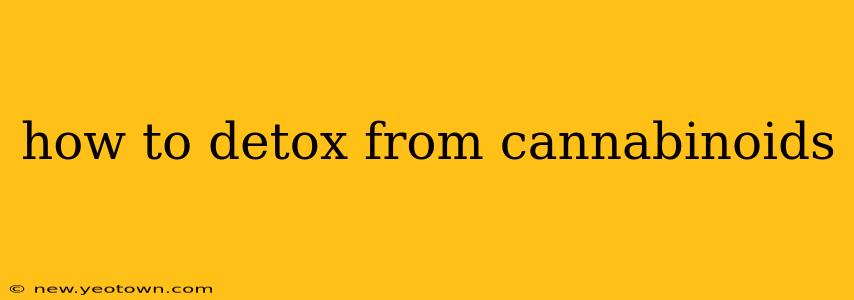 how to detox from cannabinoids