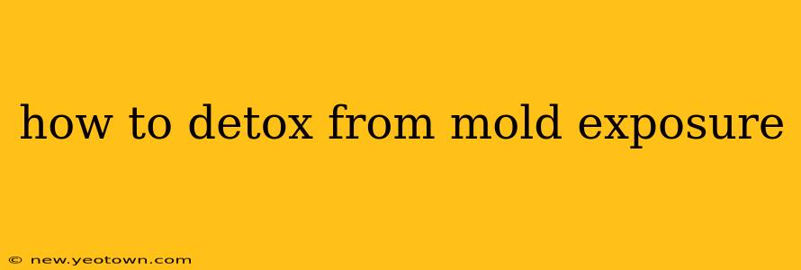 how to detox from mold exposure