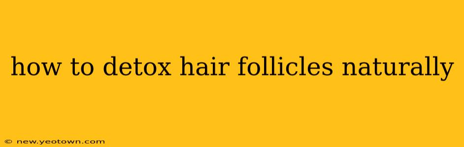 how to detox hair follicles naturally