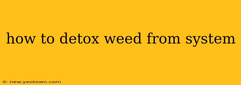 how to detox weed from system