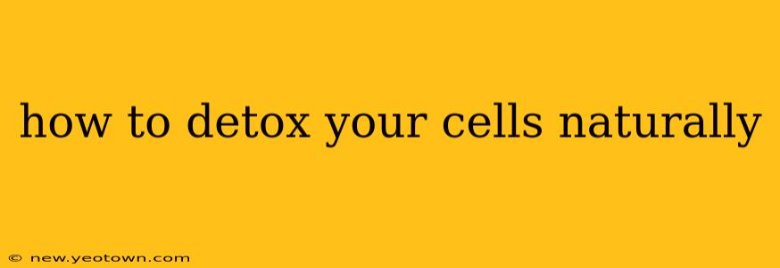 how to detox your cells naturally