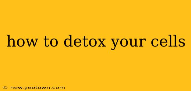 how to detox your cells
