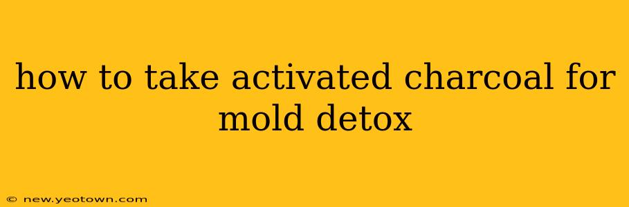 how to take activated charcoal for mold detox