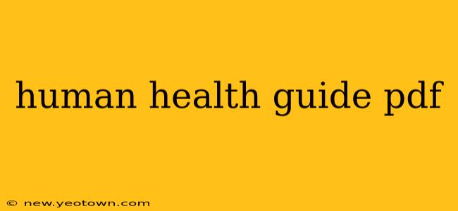 human health guide pdf