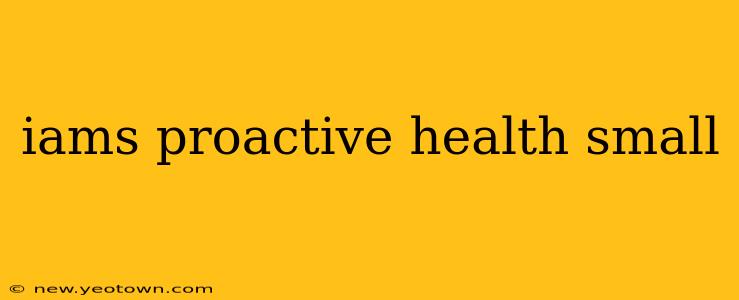 iams proactive health small