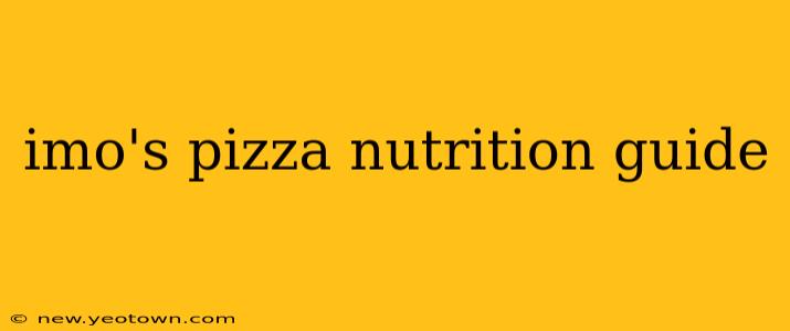 imo's pizza nutrition guide