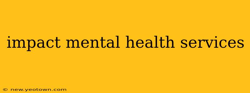 impact mental health services