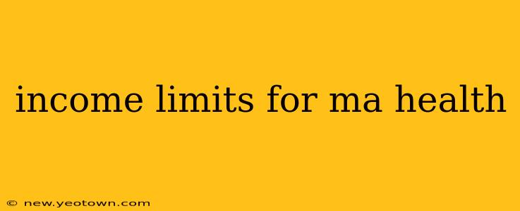 income limits for ma health