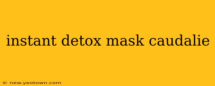 instant detox mask caudalie