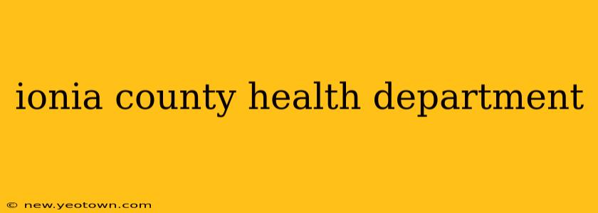 ionia county health department