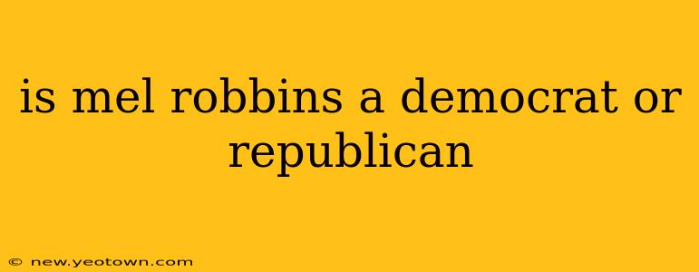 is mel robbins a democrat or republican