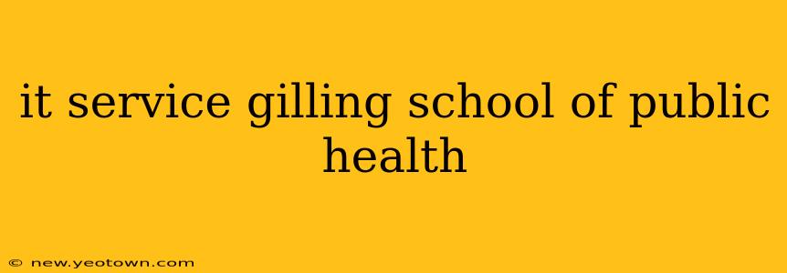 it service gilling school of public health
