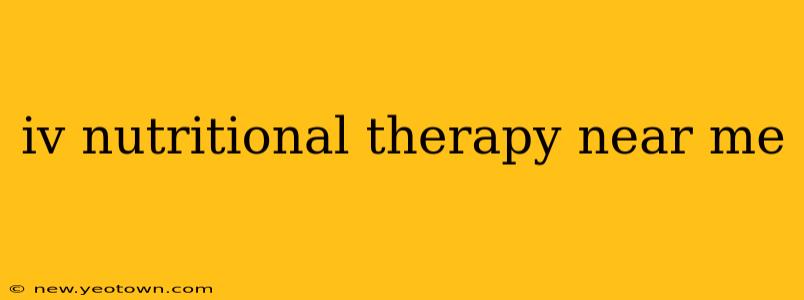 iv nutritional therapy near me
