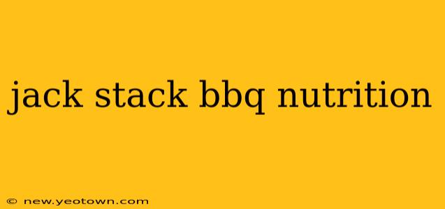 jack stack bbq nutrition
