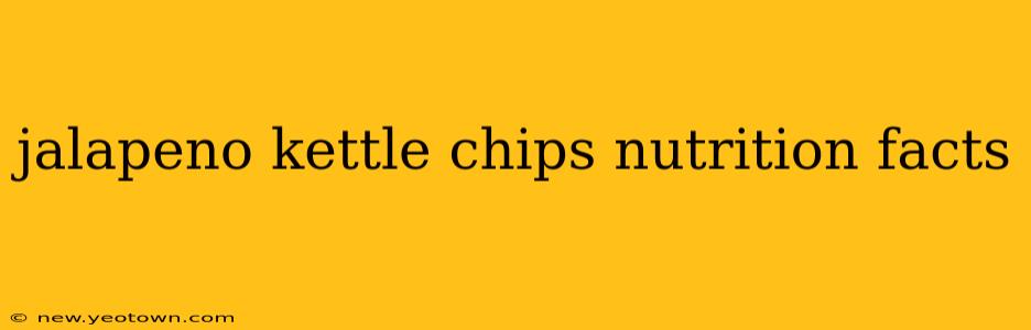 jalapeno kettle chips nutrition facts