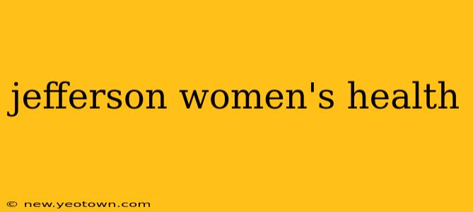 jefferson women's health