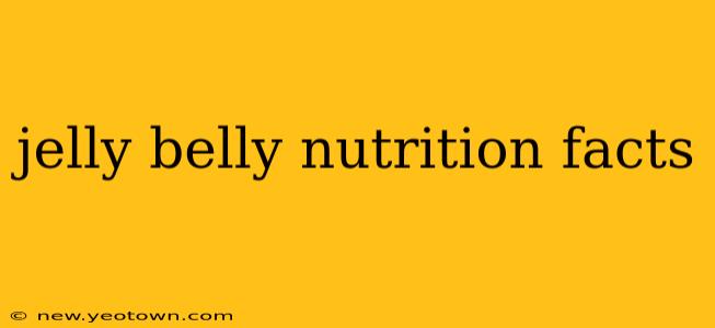 jelly belly nutrition facts