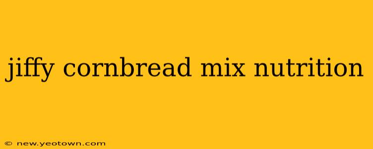 jiffy cornbread mix nutrition