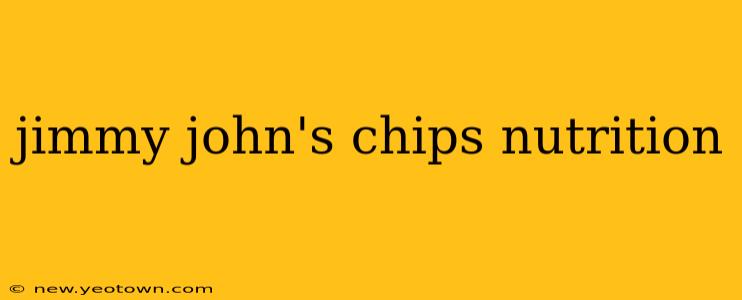 jimmy john's chips nutrition