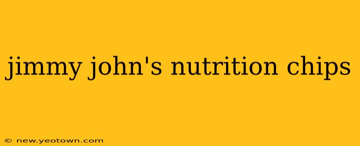 jimmy john's nutrition chips